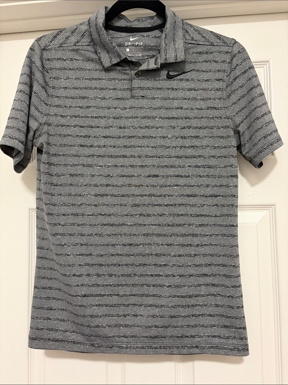 Nike Golf Dri-FIT Pebble Beach Logo Short Sleeve Polo Shirt Youth Size Large